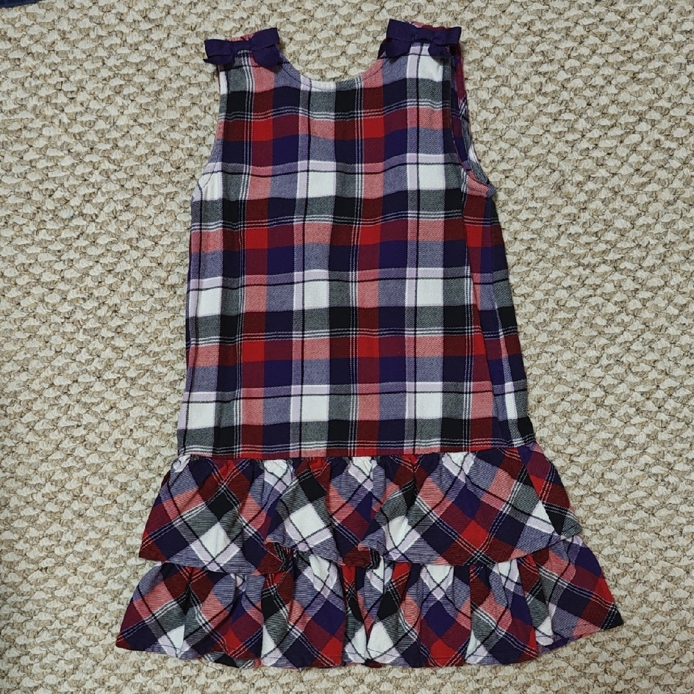 Gymboree Multicolor Plaid Ruffle Dress